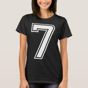T-shirt Six Seven 67 Numéro Correspondant 7 Halloween Anni