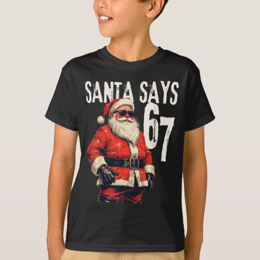 T-shirt Six Seven Christmas Meme 67 Funny (Devant)