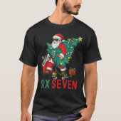 T-shirt Six Seven Cool Santa Christmas Tree Meme (Devant)