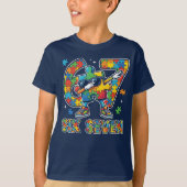 T-shirt Six Seven Dabbing Autism Awareness (Devant)