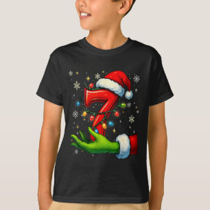 T-shirt Six Seven Drôle De Noël Meme Couple Correspondant