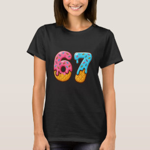T-shirt Six Seven Glace Dégoulinante Mème Cool 67 Numéro D