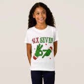 T-Shirt Six Seven Grinch Main Signe OK Branché Noël (Devant entier)