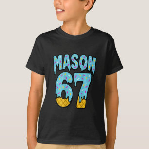 T-shirt Six Seven Ice Cream Drip Mason 67 Mème Halloween (