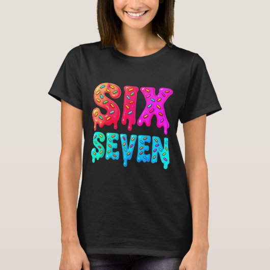 T-shirt Six Seven Meme 67 Srts Jersey For Boys Girls Kids (Devant)