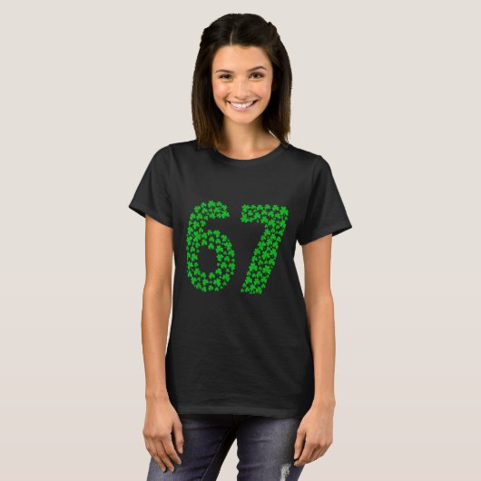 T-shirt Six Seven Meme 67 St Patrick's Day Shamrocks Men W (Devant entier)