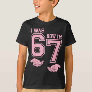 T-shirt Six Seven Meme 7 Ans Anniversaire Était 6