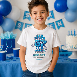 T-shirt Six Seven Meme 7e Anniversaire Drôle Tendance