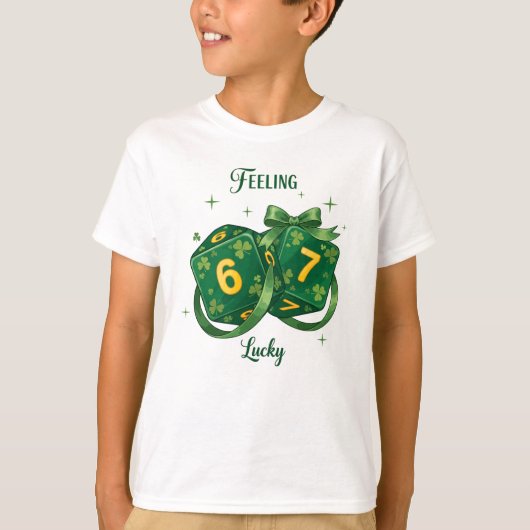 T-shirt six seven mème jour de la Saint-Patrick 2026 (Devant)