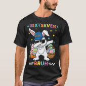 T-shirt Six-seven meme joyeuses Pâques 2026 (Devant)