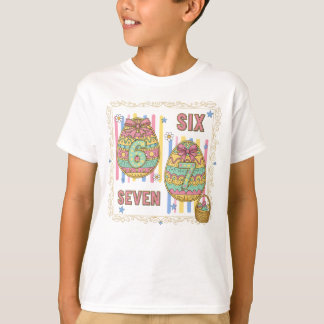 T-shirt Six-seven meme joyeuses Pâques 2026