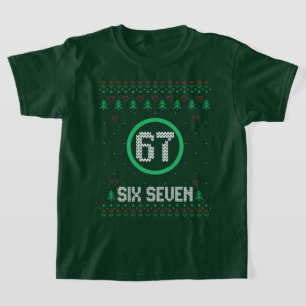 T-shirt Six Seven Meme Sweat-shirt de Noël Laid Ugol Fun