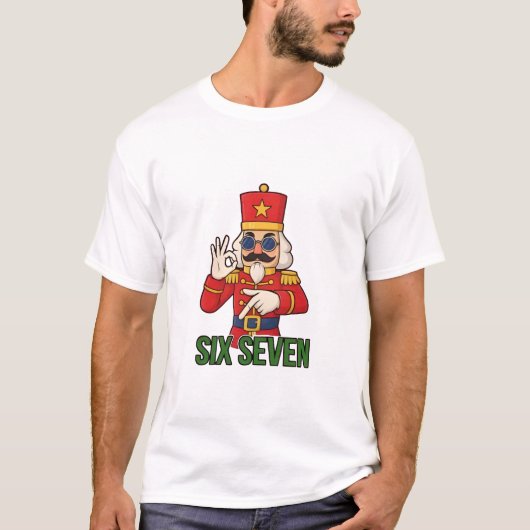 T-shirt Six Seven Snowman Christmas Nutcracker 6 7 Xmas  (Devant)