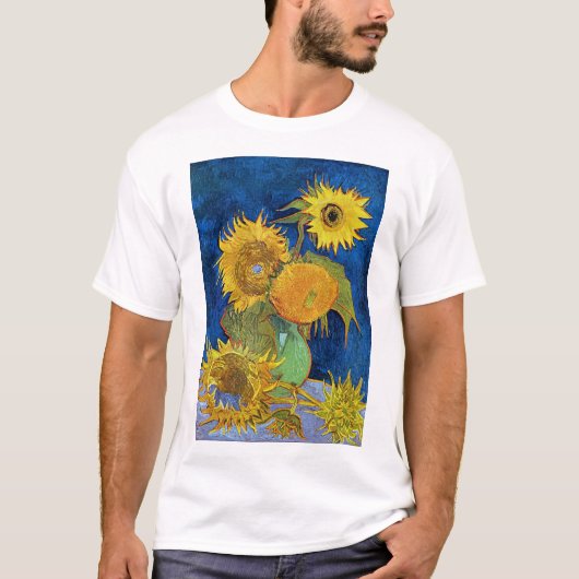 T-shirt Six tournesols, Van Gogh (Devant)