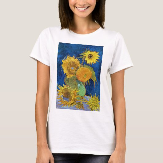 T-shirt Six tournesols, Van Gogh (Devant)