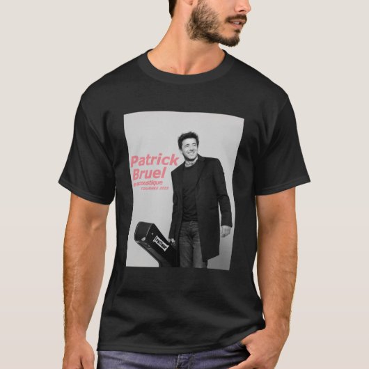 T-shirt sixpart patrick bruel TOURNEE ACOUSTIQUE (Devant)