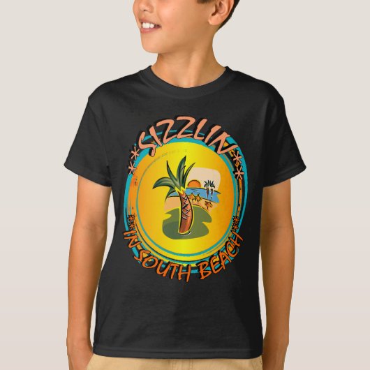 T-shirt Sizzlin à South Beach (Devant)