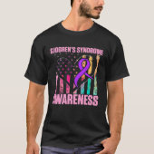 T-shirt Sjogren s Syndrome Survivant Apprendre Guerrier (Devant)