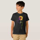 T-shirt Sjogren's Syndrome Awareness Sunflower (Devant entier)