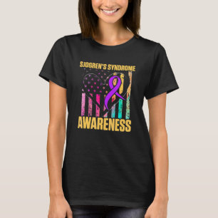 T-shirt Sjogren's Syndrome Survivor Learn Warrior