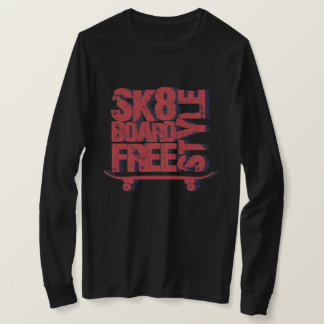 T-shirt Sk8 Board Life Graphic | Skateboarding Art