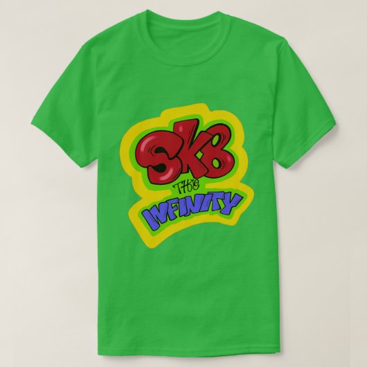 T-shirt Sk8 le graffiti Infinity Long (Design devant)