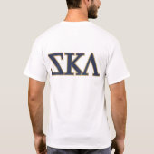T-shirt Ska (lettres grecques de fraternité) (Dos)