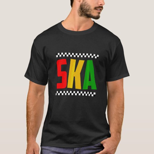 T-shirt Ska Music Est Life Ska Reggae Punk Sco (Devant)
