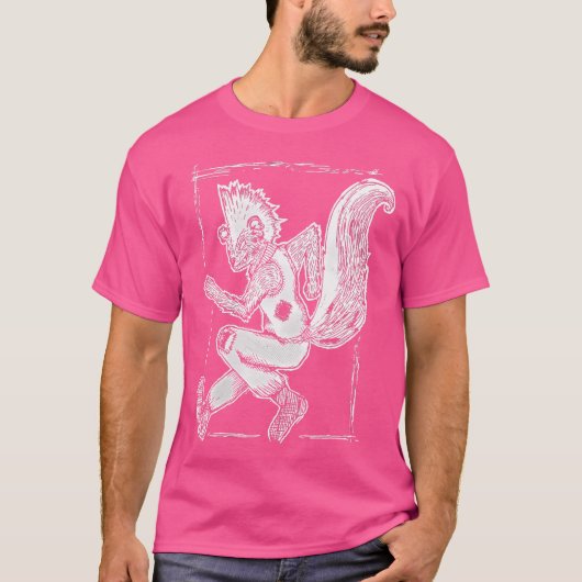 T-shirt Ska Punk Dancing Skunk (Devant)