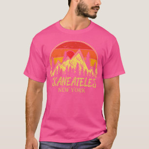 T-shirt Skaneateles vintages New York Ny Mountains Randonn