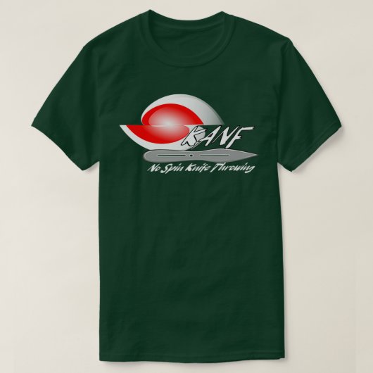 T-shirt SKANF No Spin Couteau lancer Design Logo (Design devant)
