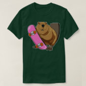 T-shirt Skate de castor (Design devant)