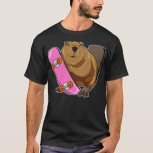 T-shirt Skate de castor