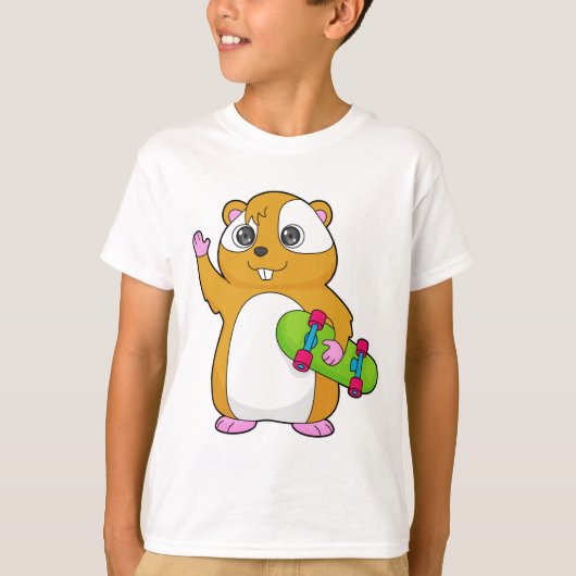 T-shirt Skate de Hamster (Devant)