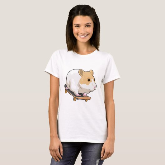T-shirt Skate de Hamster (Devant entier)