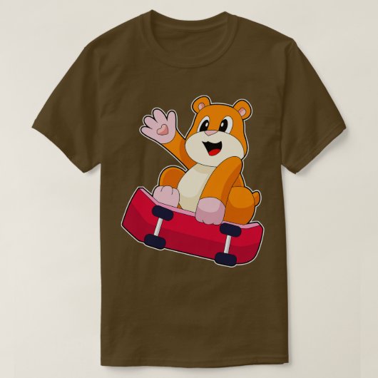 T-shirt Skate de Hamster (Design devant)