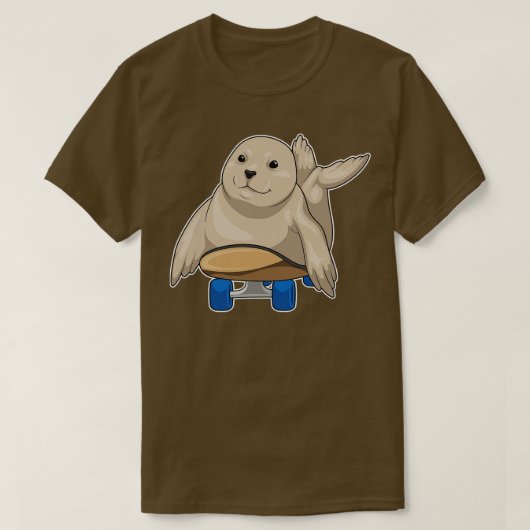T-shirt Skate de phoque (Design devant)