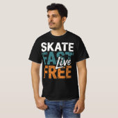 T-shirt Skate Fast Live (Devant entier)