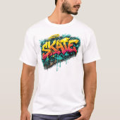 T-shirt Skate Graffiti Explosion (Devant)