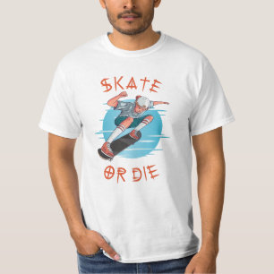 T-shirt Skate ou die Skateboarder Garçon