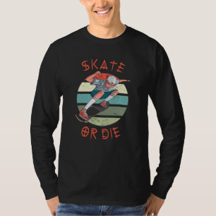 T-shirt Skate ou die Skateboarder Garçon