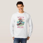 T-shirt Skate ou die Skateboarder Garçon (Devant entier)