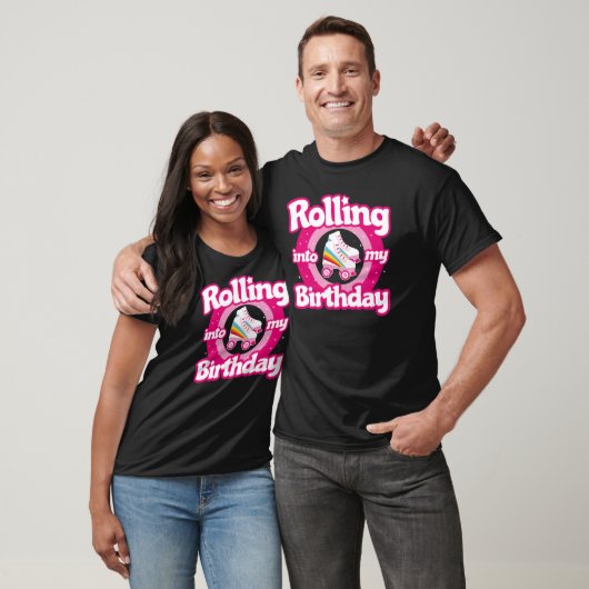 T-shirt Skate Party - Roller Roller Roller Patinage Annive (Unisexe)