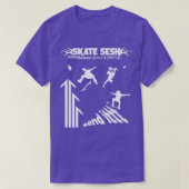 T-shirt SKATE SESH Matt360Flip Edition Skateboarder Design (Design devant)