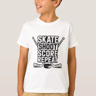 T-shirt Skate Shoot Score Repeat _4