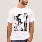 T-shirt Skateboard Art (Devant)