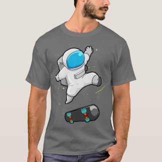 T-shirt Skateboard Astronaut