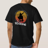 T-shirt Skateboard avec devis de vie (Dos)