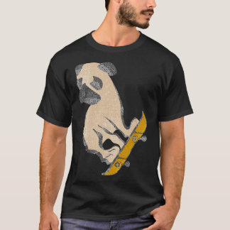 T-shirt Skateboard Carlin Chien Skateboard Chien Chien Chi
