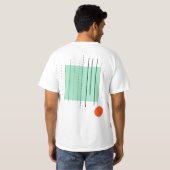 T-SHIRT SKATEBOARD DE LIGNES MODERNES (Dos entier)